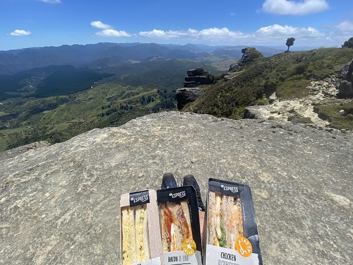 Lunch at summit of Bell Rock Walk