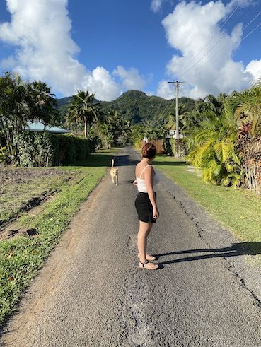 Walking in Rarotonga