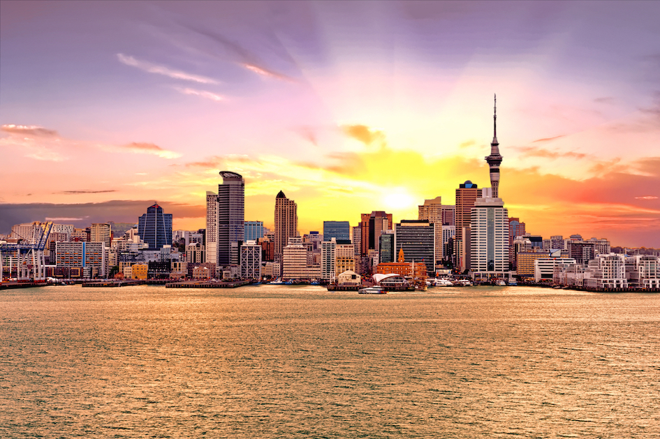Auckland Harbour skyline